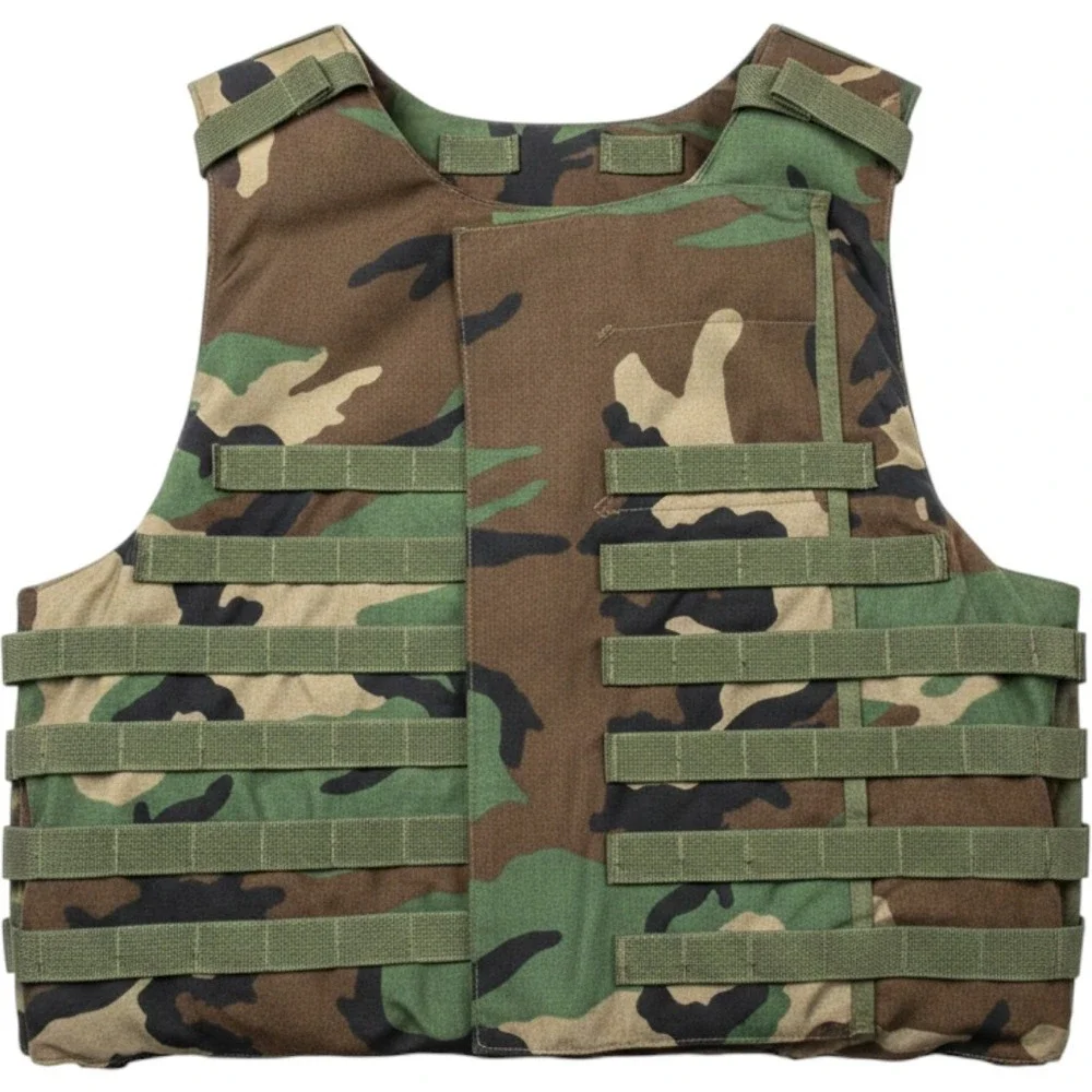 Specialty Defense Systems OTV Base Vest Carrier Woodland Camo Tactical Large